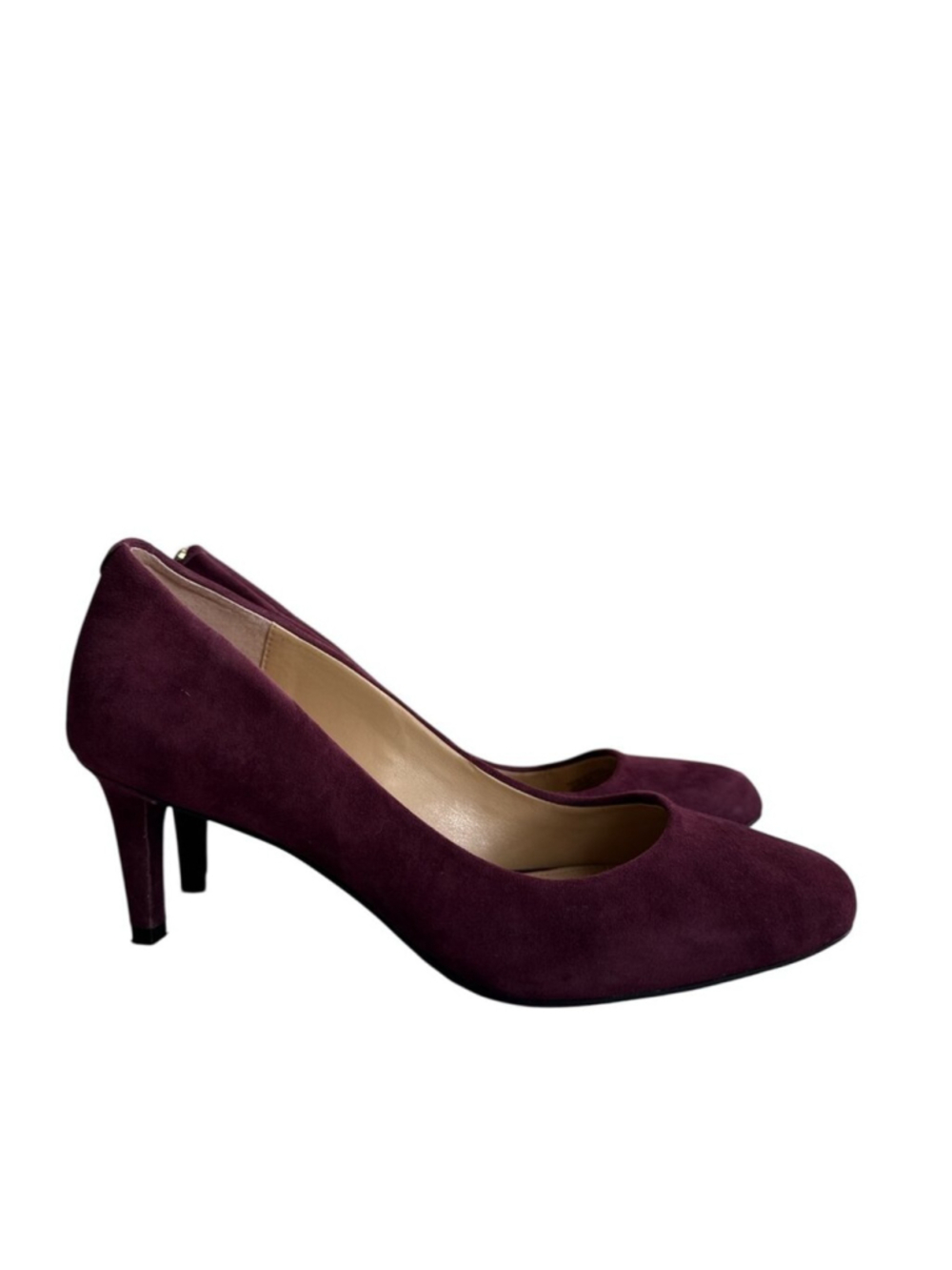 Michael Kors Burgundy Suede Heels size US6.5 EUC